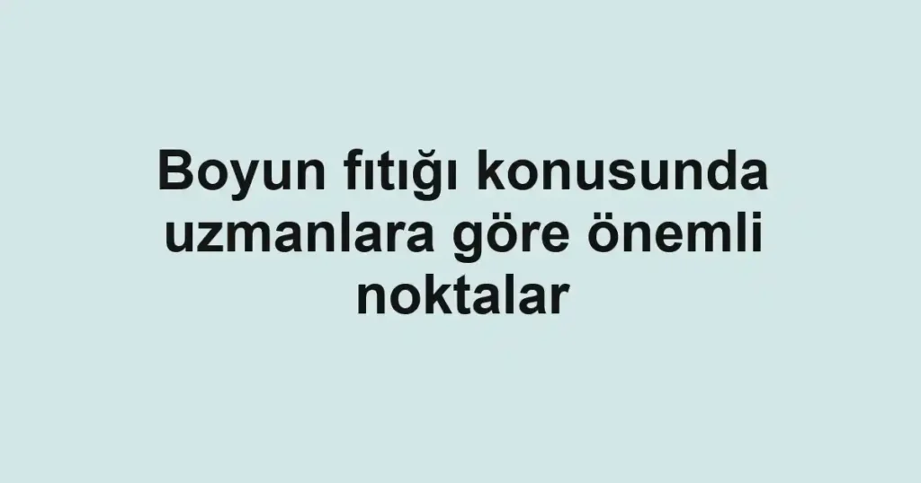 Boyun fıtığı konusunda uzmanlara göre önemli noktalar
